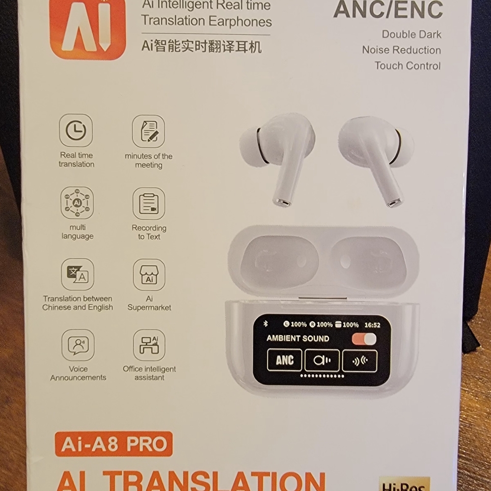 Source Unknown AI-A8 Pro White Earbuds